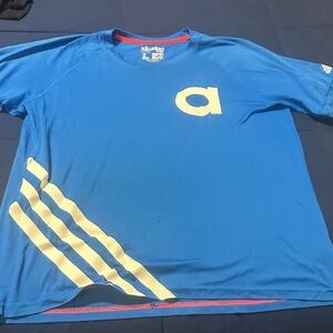 Adidas Blue T-Shirt with White Logo